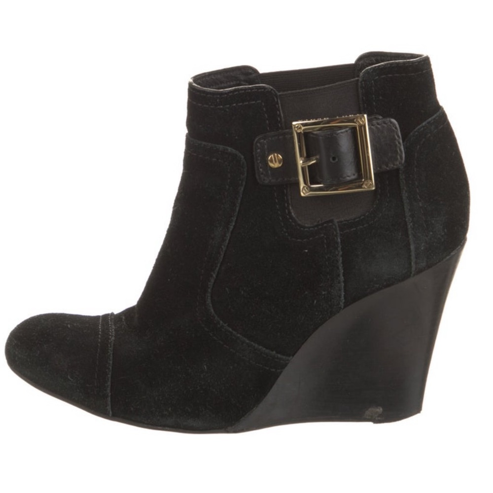 Tory Burch Suede Wedge Boots